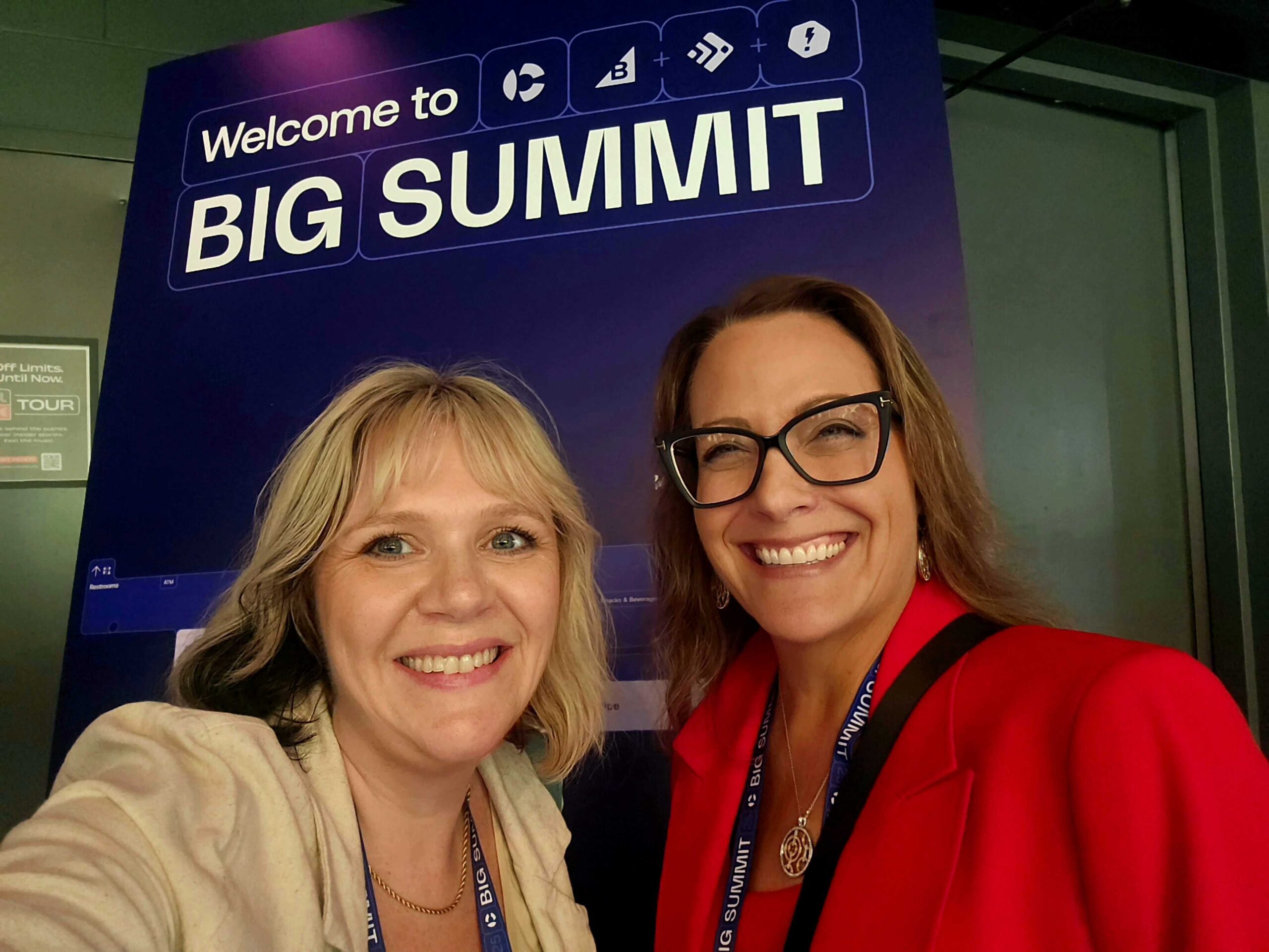 Katy Dunne and TradeCentric CEO Beth Segovia at BigSummit 2025